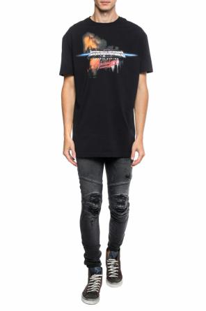 T-shirt with a print, zdjęcie 2 T-shirt with a print od Balmain